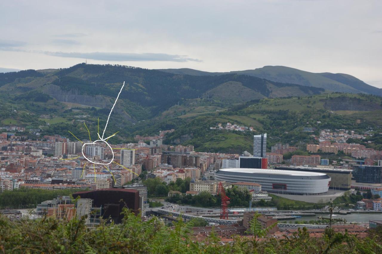 Superviews, Parking 24H Vigilado Incluido Y Netflix En Habitacion Independiente Con Bano Privado En Apartamento Particular, Francais&English Bilbao Buitenkant foto